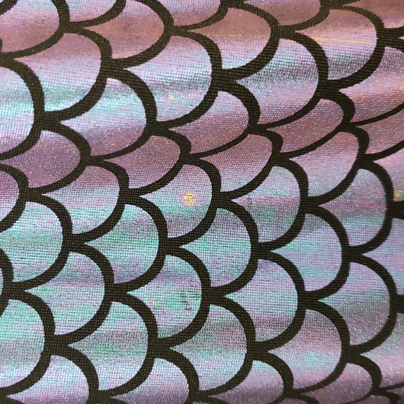 🎃Spirit Halloween 🧜♀️Iridescent mermaid scale skirt L - Picture 7 of 8